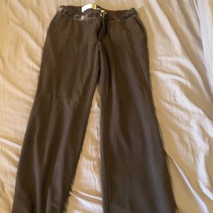 Brown Old Navy dress slacks.